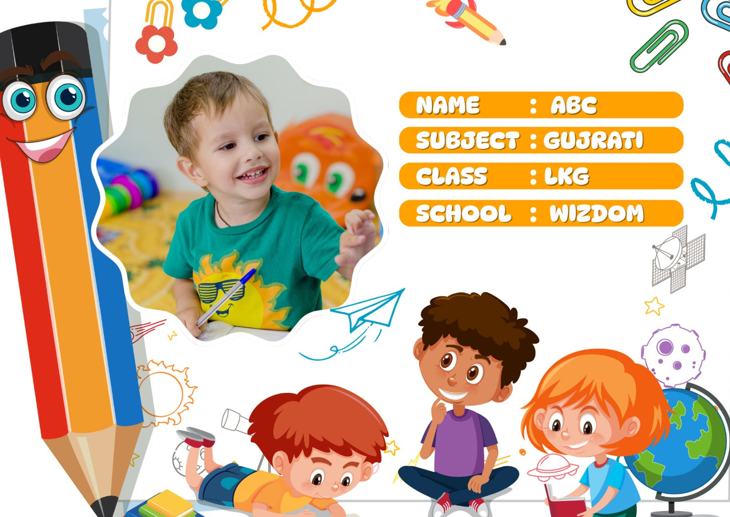 Costomaiz Name Stikar kids