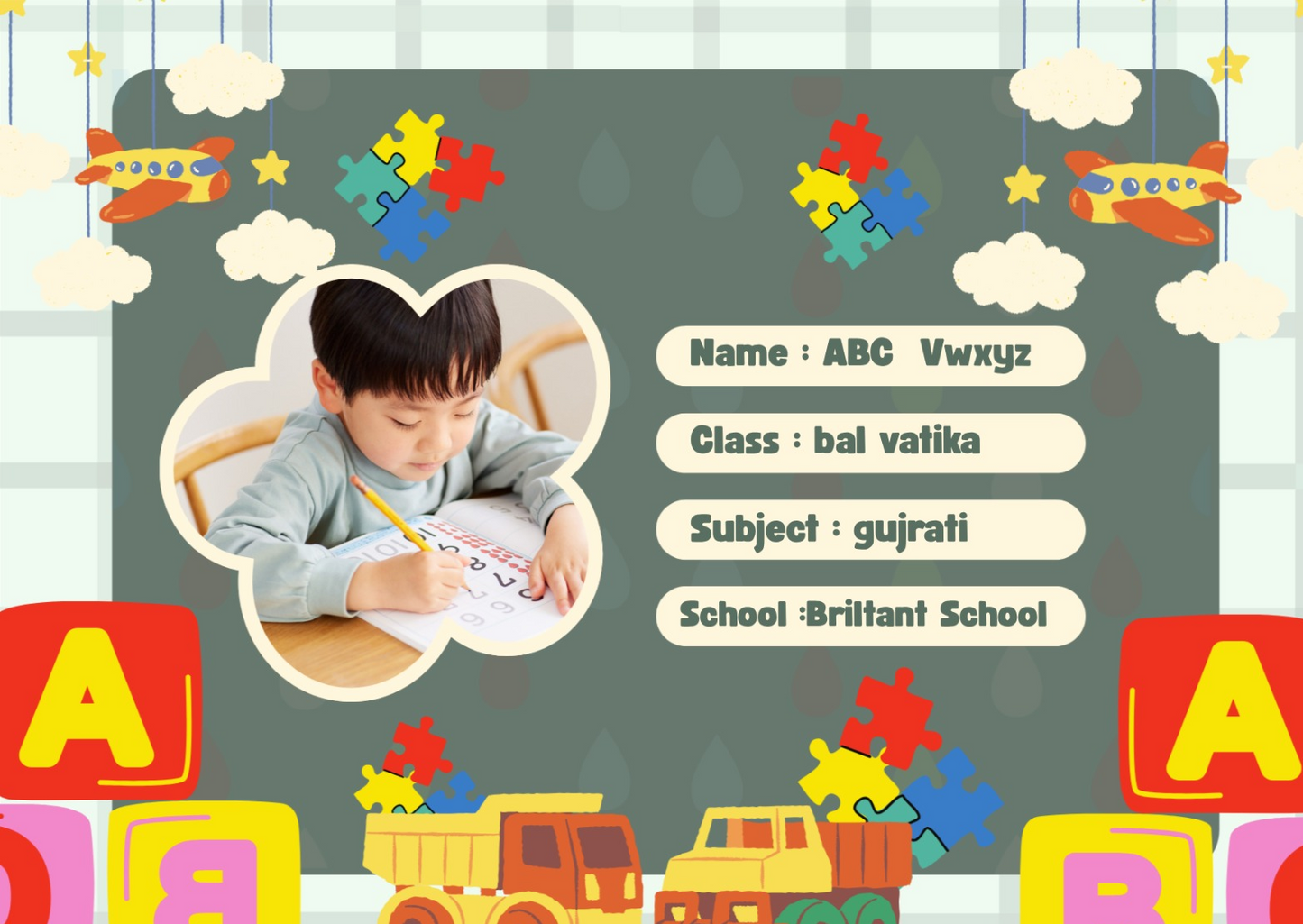 Costomaiz Name Stikar kids