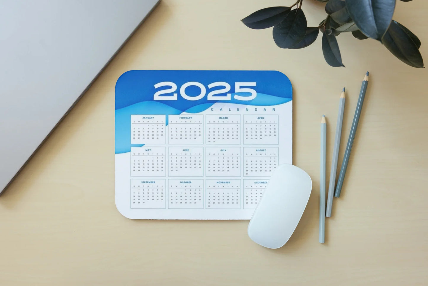 Customized/Personalized On Rubber Base Mat Finish Mouse Pad for PC/Laptop – (Your Own Logo, Text Or Photo)