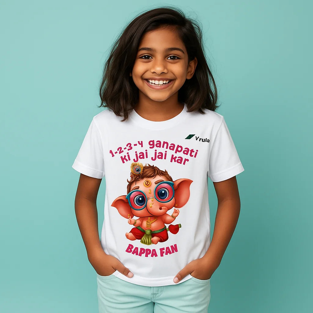 Festival T- Shirt Name logo photo etc For Ganesha