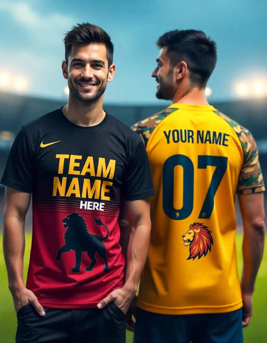 Customized Cricket Jersey round neck & Polo