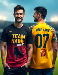 Customized Cricket Jersey round neck & Polo