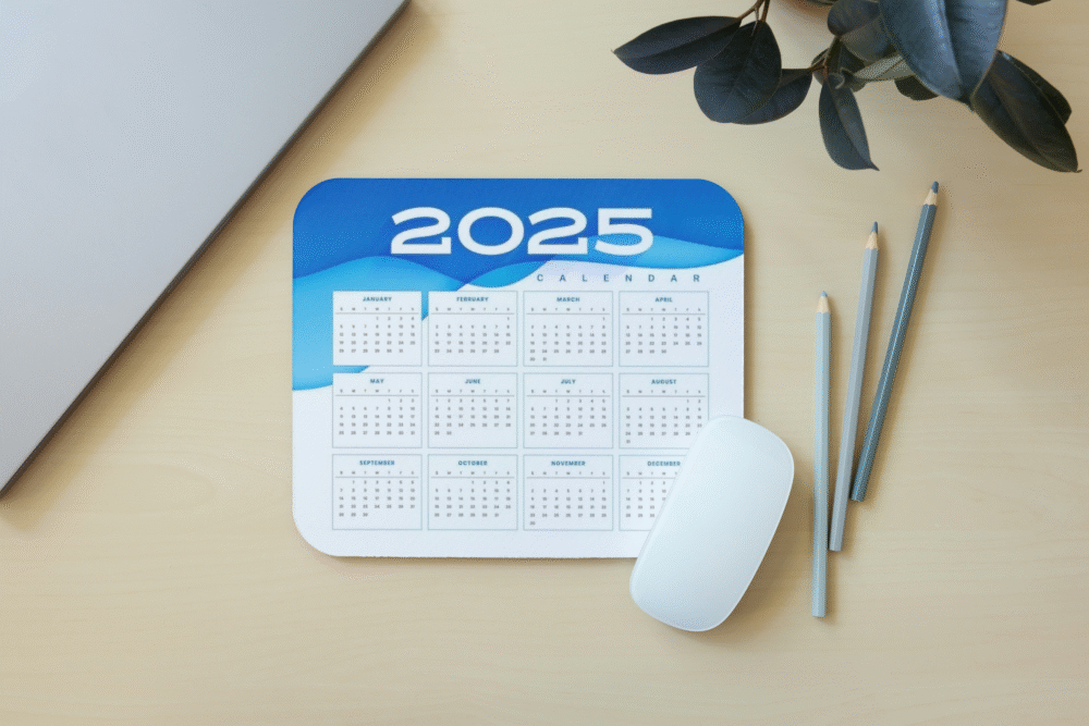 Customized/Personalized On Rubber Base Mat Finish Mouse Pad for PC/Laptop - (Your Own Logo, Text Or Photo) - Image 2