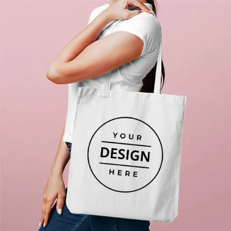 Customized Photo Printed Tote Bag – White